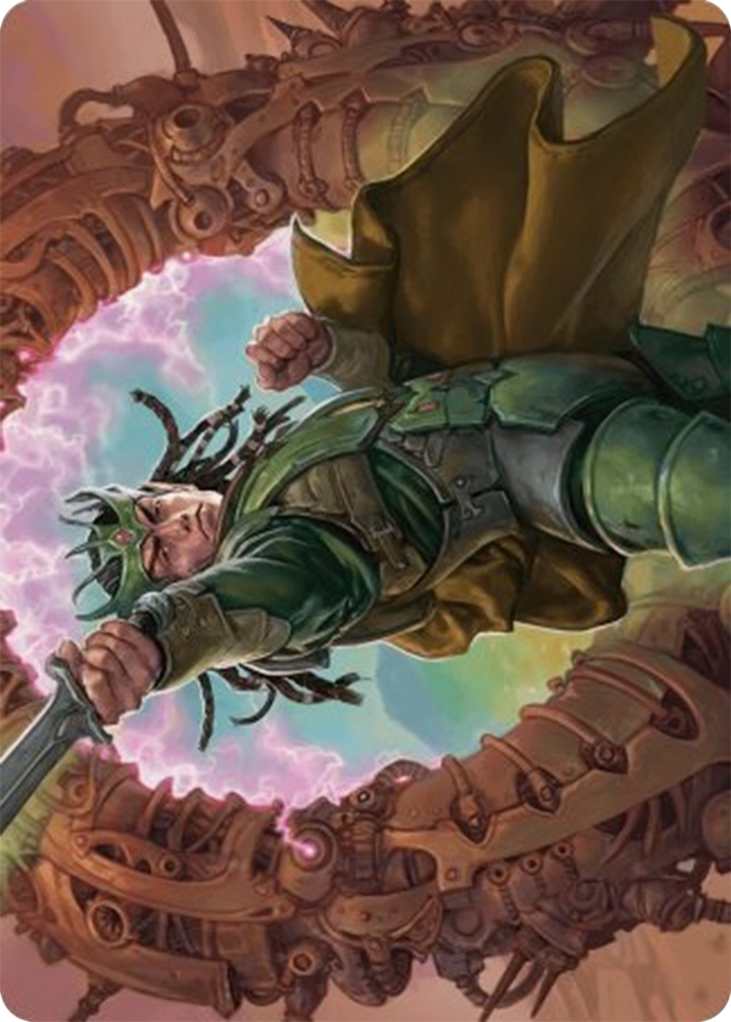 Eladamri, Korvecdal Art Card [Modern Horizons 3 Art Series] - Destination Retro