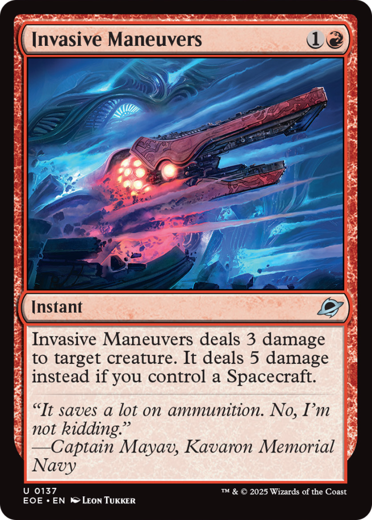 Invasive Maneuvers [Edge of Eternities] - Destination Retro