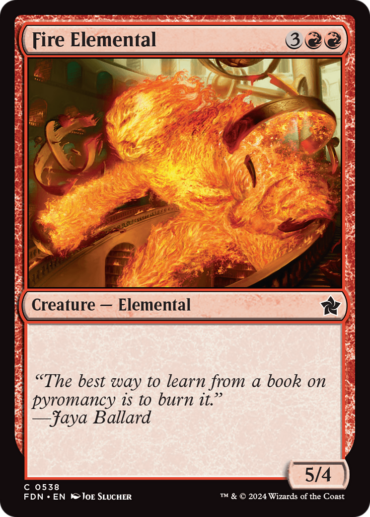 Fire Elemental [Foundations] - Destination Retro