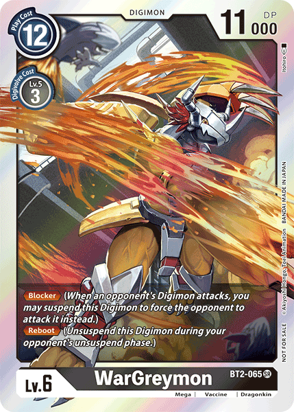 WarGreymon [BT2-065] (Alternative Art - Box Topper) [Classic Collection] - Destination Retro