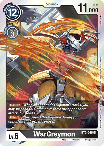 WarGreymon [BT2-065] (Alternative Art - Box Topper) [Classic Collection] - Destination Retro