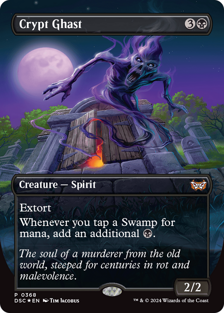 Crypt Ghast (Borderless) [Duskmourn: House of Horror Commander] - Destination Retro