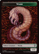 Eldrazi Spawn // Worm Double-Sided Token [Secrets of Strixhaven Commander Tokens] - Destination Retro