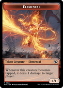 Elemental (22) // Faerie Double-Sided Token [March of the Machine Commander Tokens] - Destination Retro