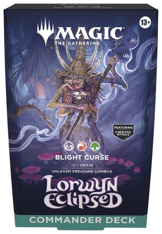 MTG - LORWYN ECLIPSED - COMMANDER DECK - BLIGHT CURSE (AVAILABLE JANUARY 16TH) - Destination Retro