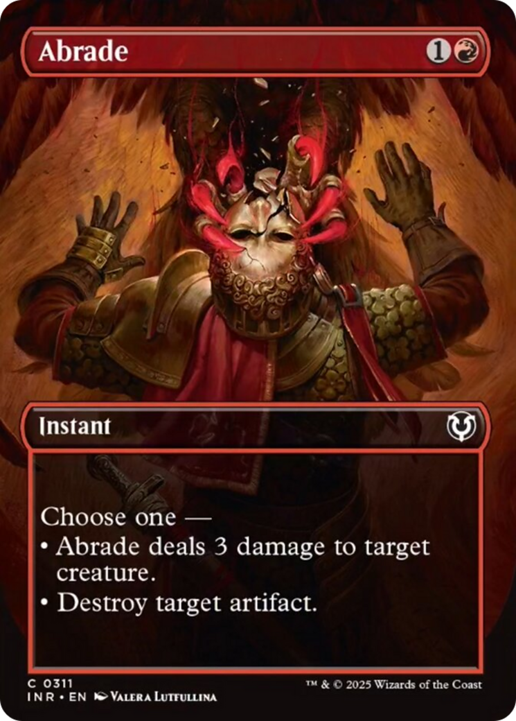 Abrade (Borderless) [Innistrad Remastered] - Destination Retro