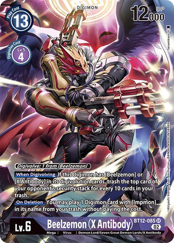 Beelzemon (X Antibody) [BT12-085] (Alternate Art) [Across Time] - Destination Retro