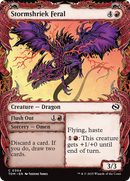 Stormshriek Feral (Showcase) [Tarkir: Dragonstorm] - Destination Retro