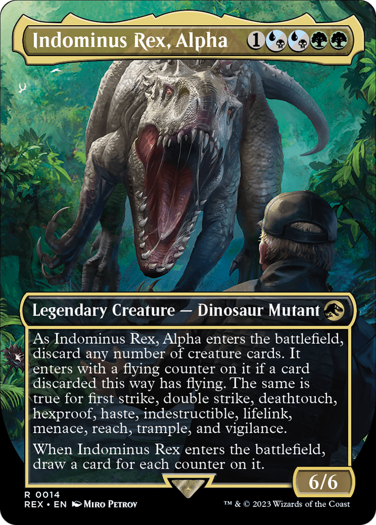 Indominus Rex, Alpha (Borderless) [Jurassic World Collection] - Destination Retro
