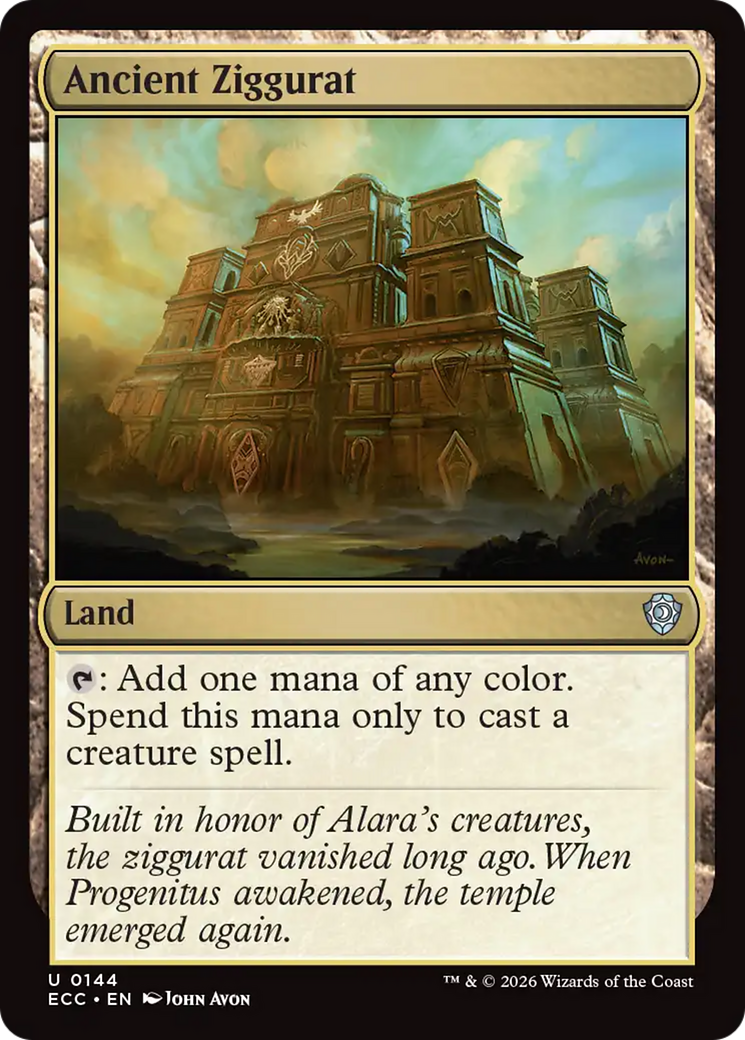 Ancient Ziggurat [Lorwyn Eclipsed Commander] - Destination Retro