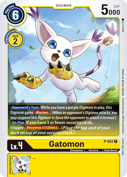 Gatomon [P-031] [Promotional Cards] - Destination Retro