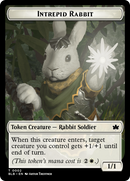Intrepid Rabbit Token [Bloomburrow Tokens] - Destination Retro