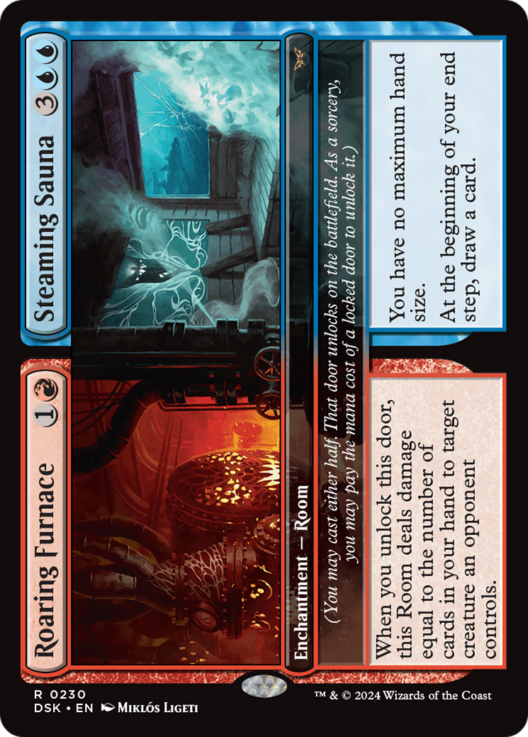 Roaring Furnace // Steaming Sauna [Duskmourn: House of Horror] - Destination Retro