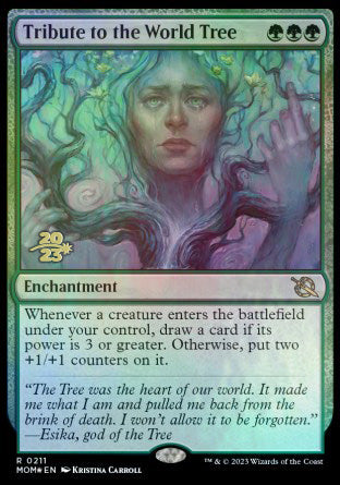 Tribute to the World Tree [March of the Machine Prerelease Promos] - Destination Retro