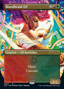 Bloodbraid Elf (Borderless Alternate Art) [Secret Lair Countdown Kit] - Destination Retro