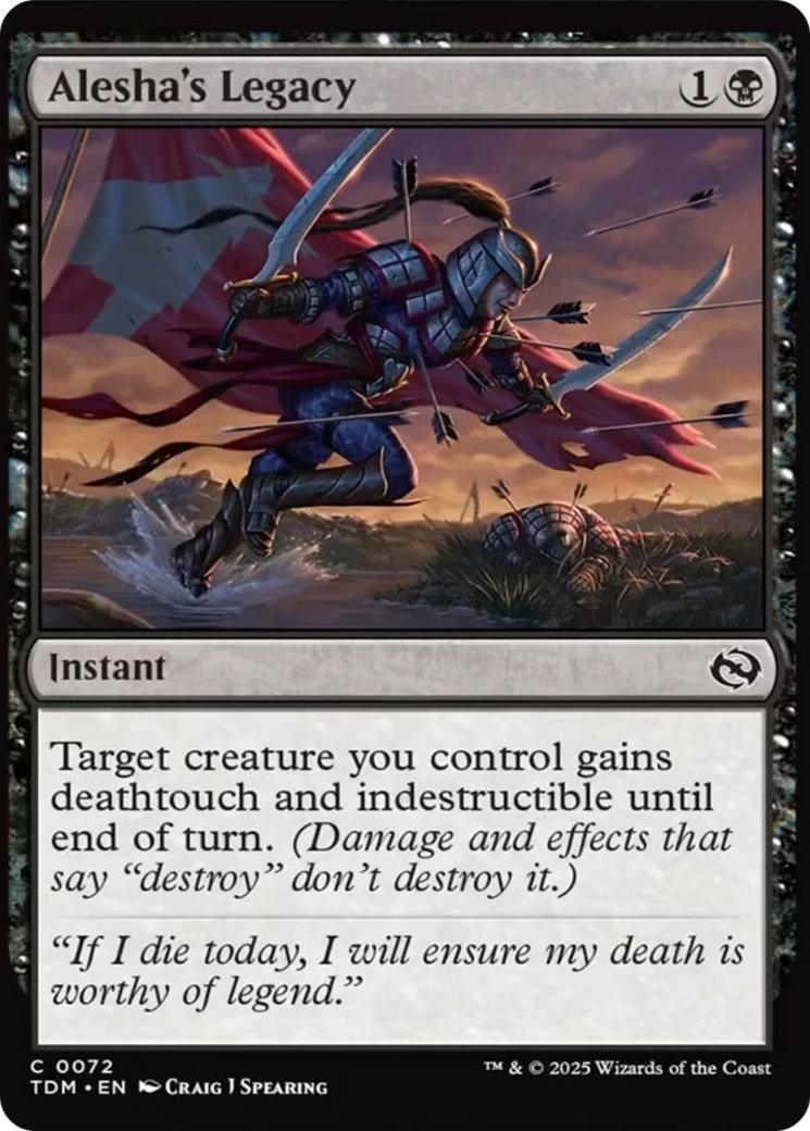 Alesha's Legacy [Tarkir: Dragonstorm] - Destination Retro