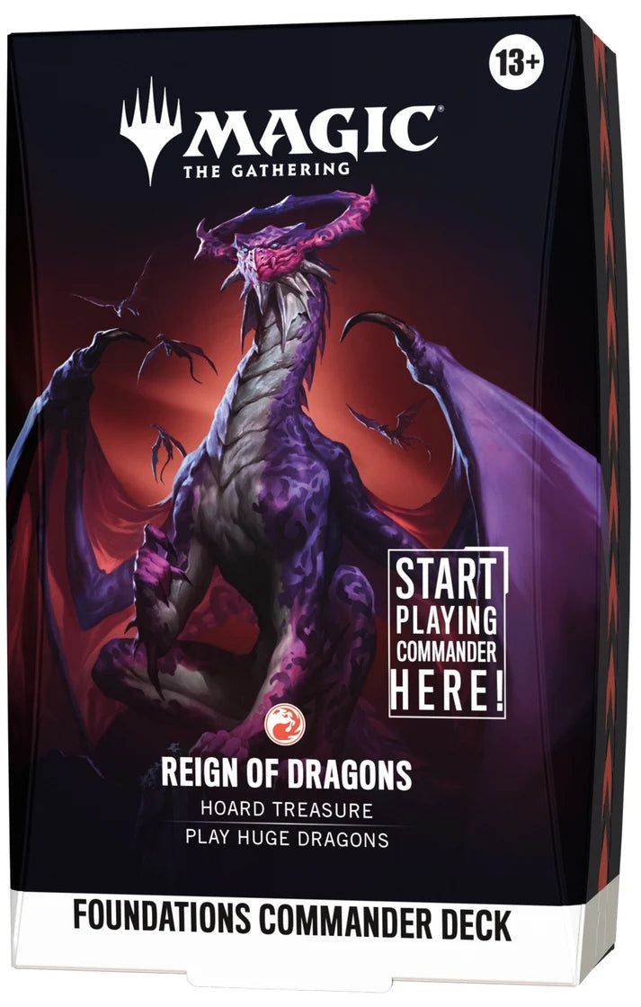 MTG - Foundations: Commander - Commander Deck - Reign of Dragons