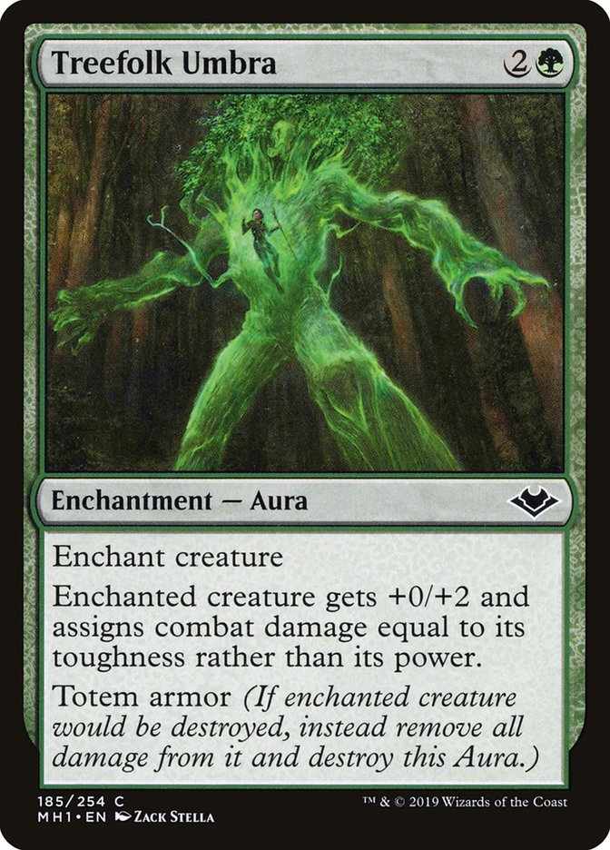 Treefolk Umbra [Modern Horizons] - Destination Retro