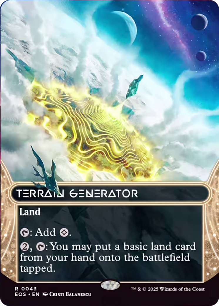 Terrain Generator (0043) (Borderless) [Edge of Eternities: Stellar Sights] - Destination Retro
