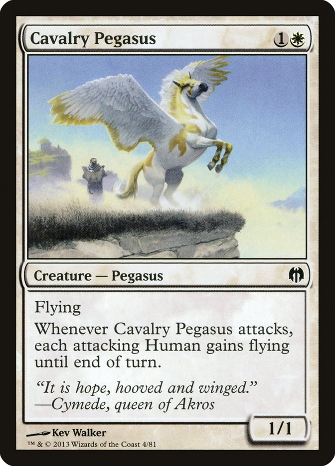 Cavalry Pegasus [Duel Decks: Heroes vs. Monsters] - Destination Retro