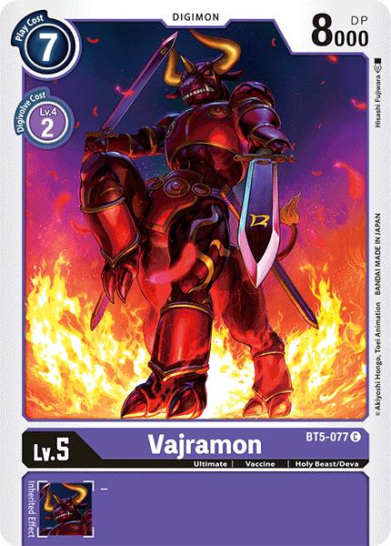 Vajramon [BT5-077] [Battle of Omni] - Destination Retro