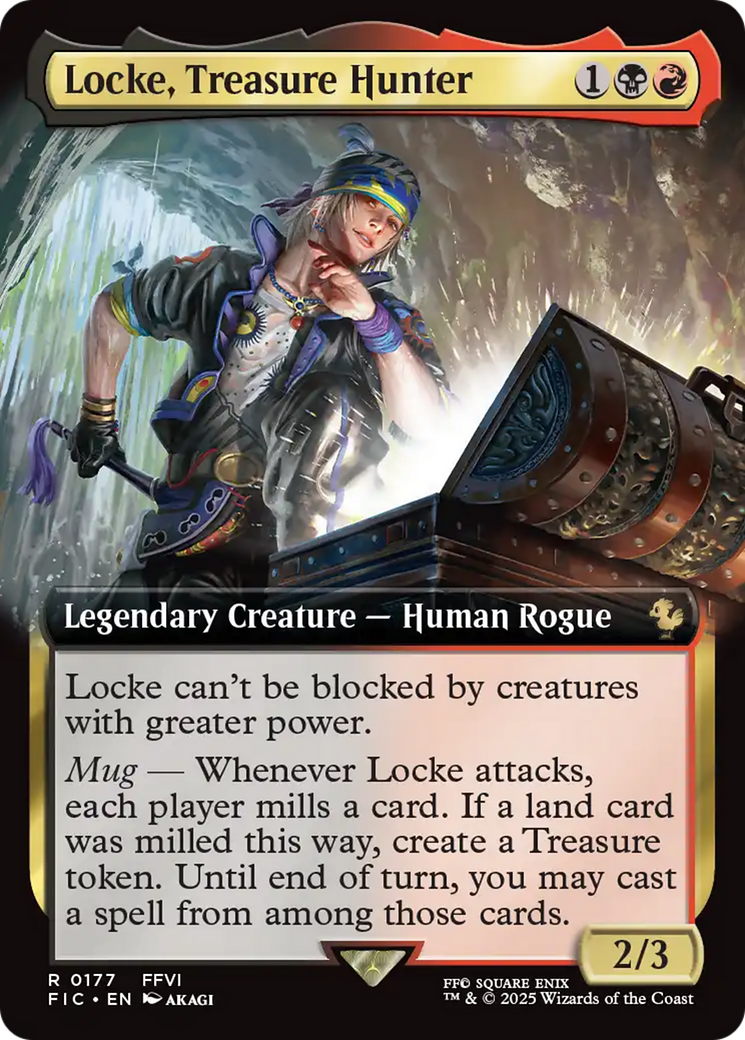 Locke, Treasure Hunter (Extended Art) [FINAL FANTASY Commander] - Destination Retro