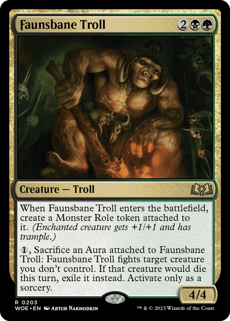 Faunsbane Troll [Wilds of Eldraine] - Destination Retro