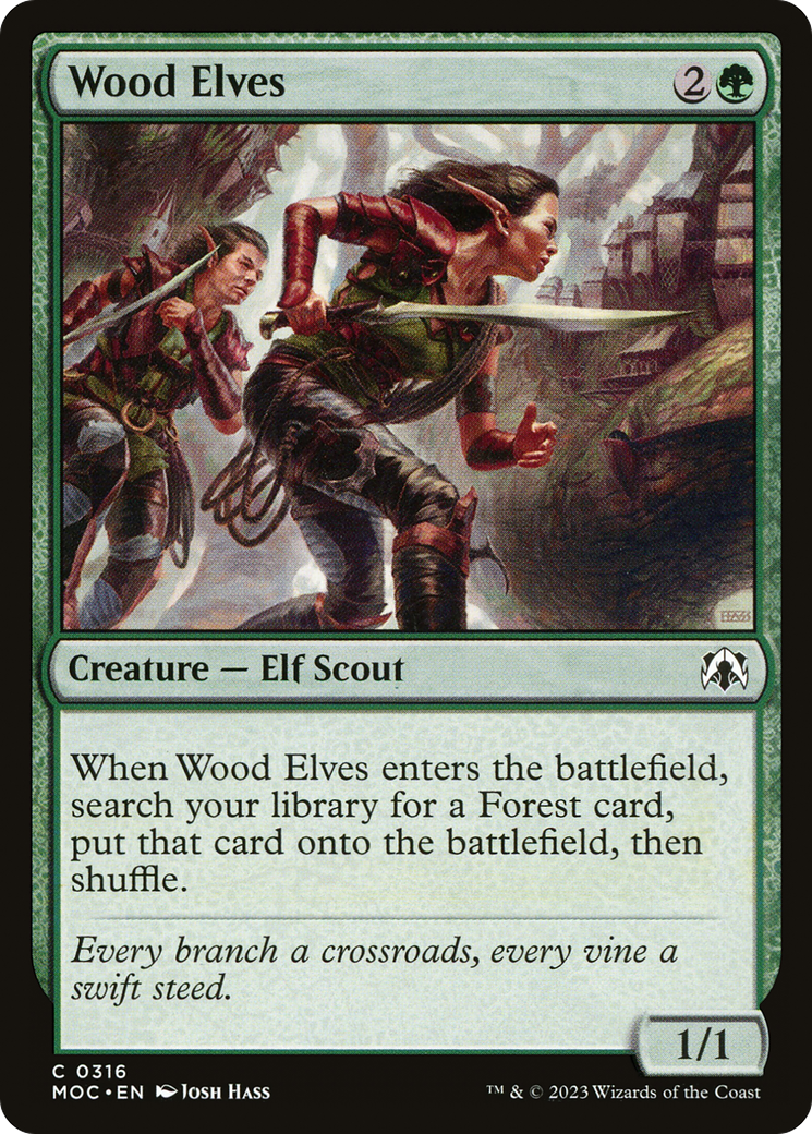 Wood Elves [March of the Machine Commander] - Destination Retro