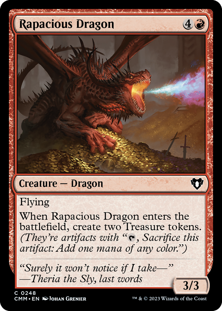 Rapacious Dragon [Commander Masters] - Destination Retro