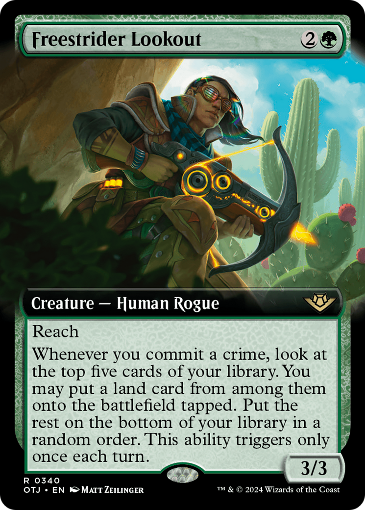 Freestrider Lookout (Extended Art) [Outlaws of Thunder Junction] - Destination Retro