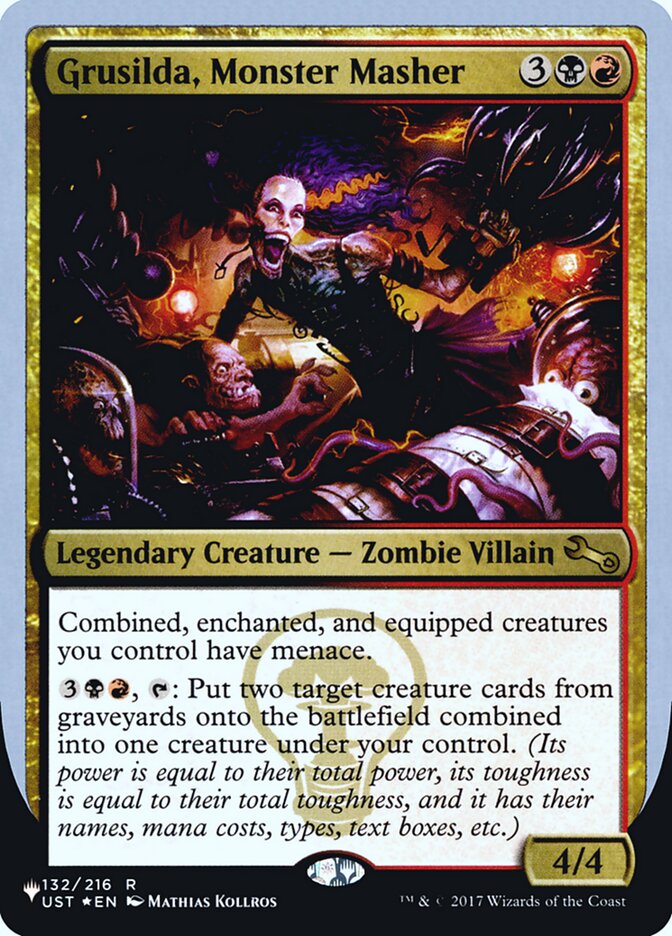 Grusilda, Monster Masher (Unfinity Foil Edition) [The List] - Destination Retro