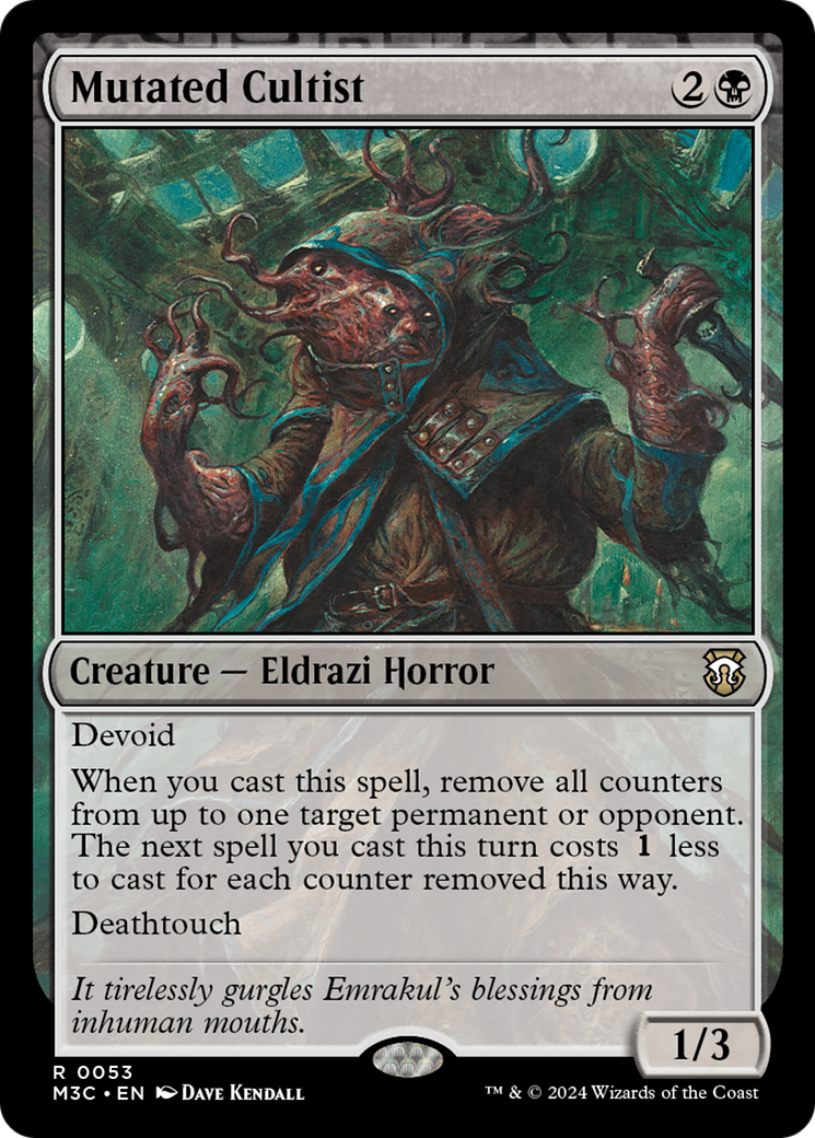 Mutated Cultist [Modern Horizons 3 Commander] - Destination Retro