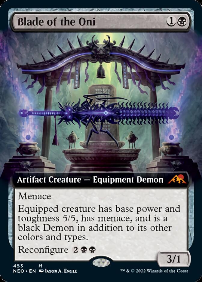 Blade of the Oni (Extended Art) [Kamigawa: Neon Dynasty] - Destination Retro