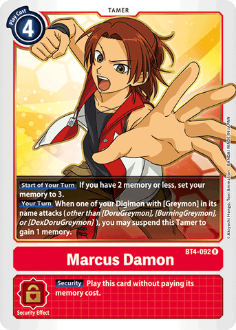 Marcus Damon [BT4-092] [Great Legend] - Destination Retro
