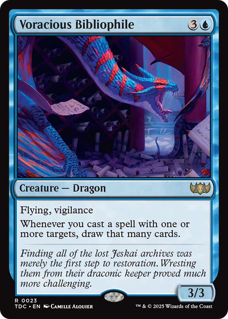 Voracious Bibliophile [Tarkir: Dragonstorm Commander] - Destination Retro