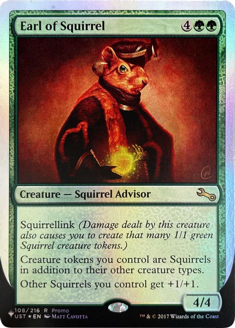 Earl of Squirrel (Unfinity Foil Edition) [The List] - Destination Retro