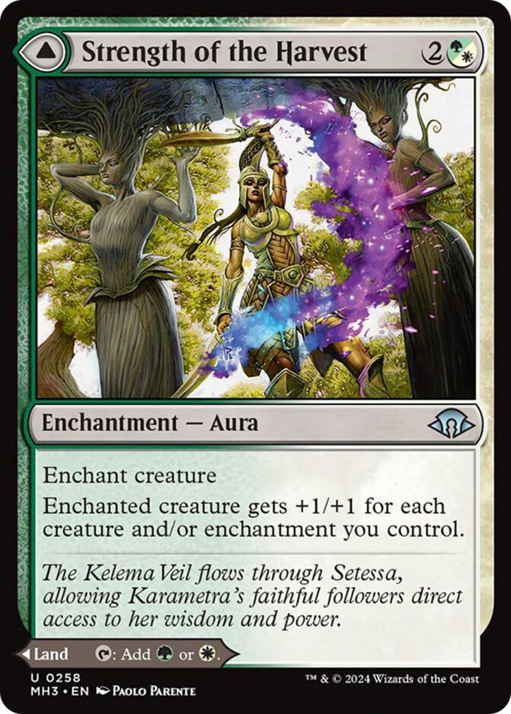 Strength of the Harvest // Haven of the Harvest [Modern Horizons 3] - Destination Retro