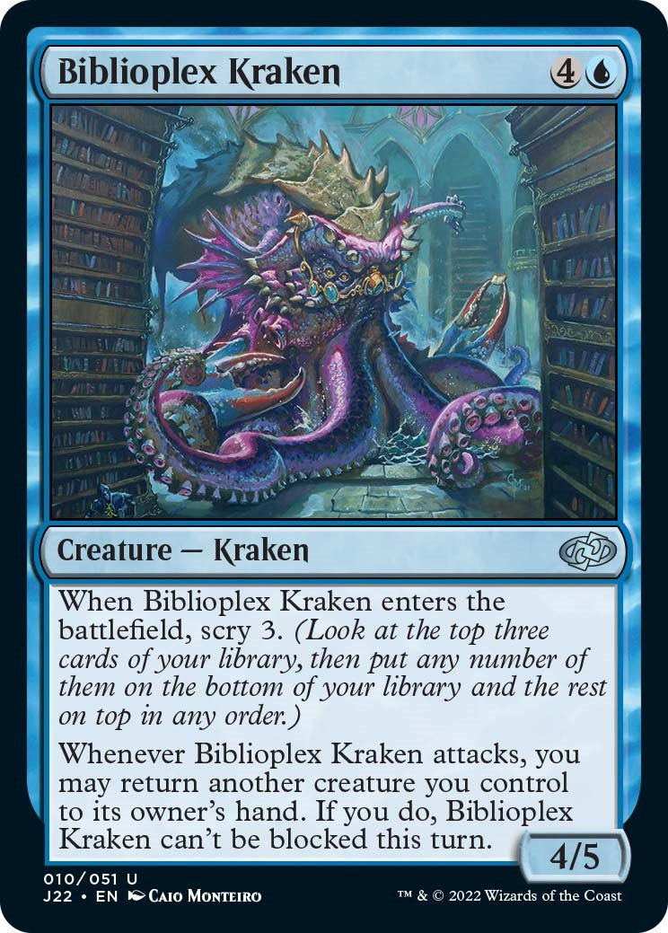 Biblioplex Kraken [Jumpstart 2022] - Destination Retro