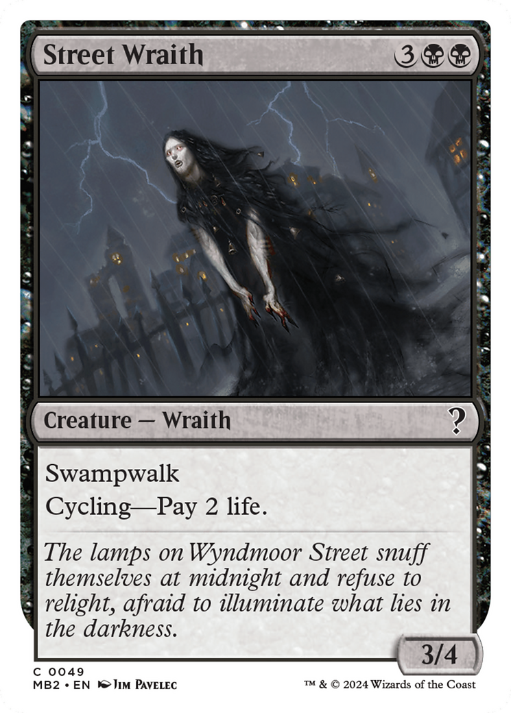 Street Wraith (White Border) [Mystery Booster 2] - Destination Retro