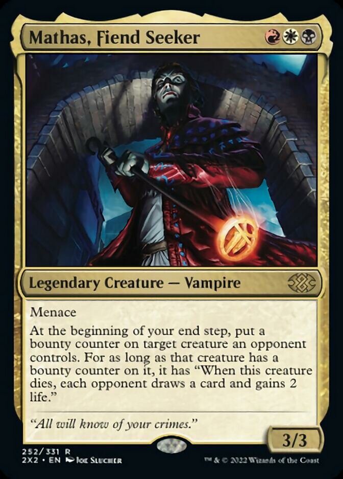 Mathas, Fiend Seeker [Double Masters 2022] - Destination Retro