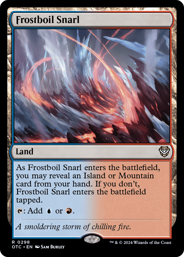Frostboil Snarl [Outlaws of Thunder Junction Commander] - Destination Retro