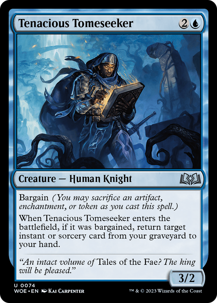 Tenacious Tomeseeker [Wilds of Eldraine] - Destination Retro