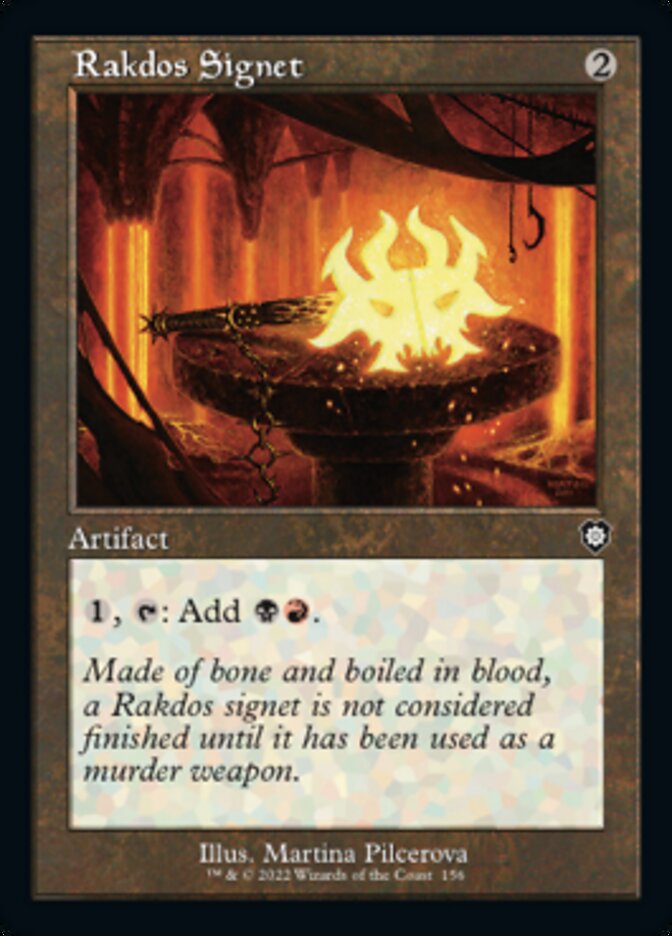 Rakdos Signet (Retro) [The Brothers' War Commander] - Destination Retro