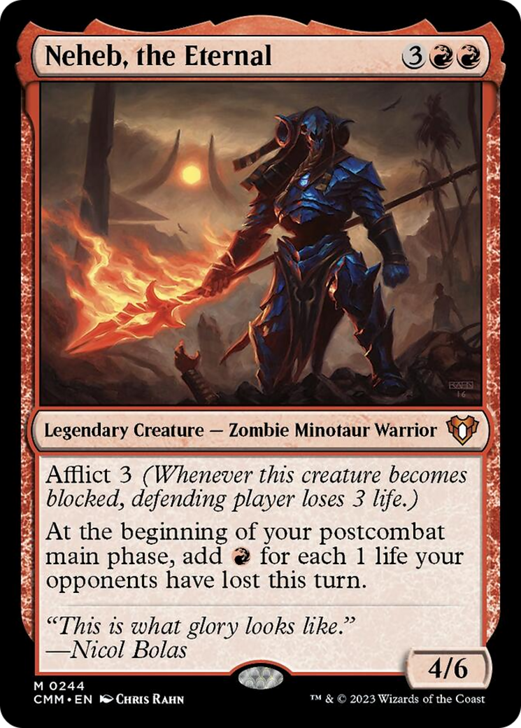 Neheb, the Eternal [Commander Masters] - Destination Retro
