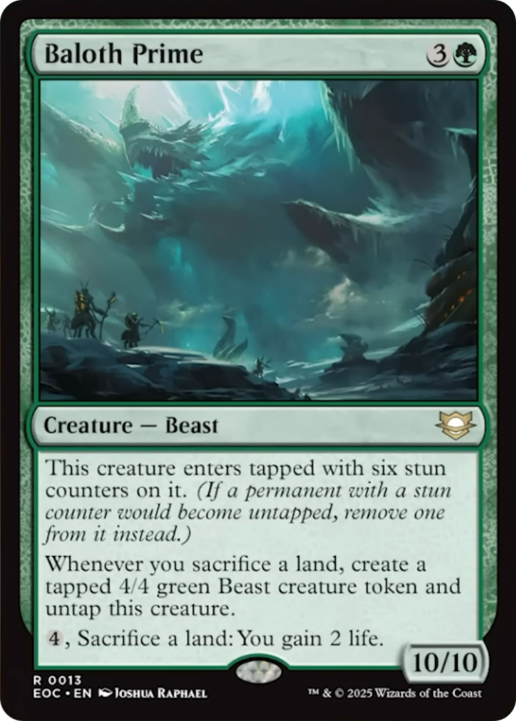 Baloth Prime [Edge of Eternities Commander] - Destination Retro