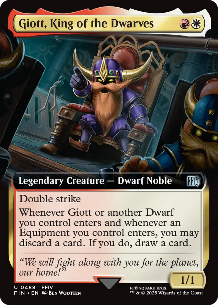 Giott, King of the Dwarves (Extended Art) [FINAL FANTASY] - Destination Retro
