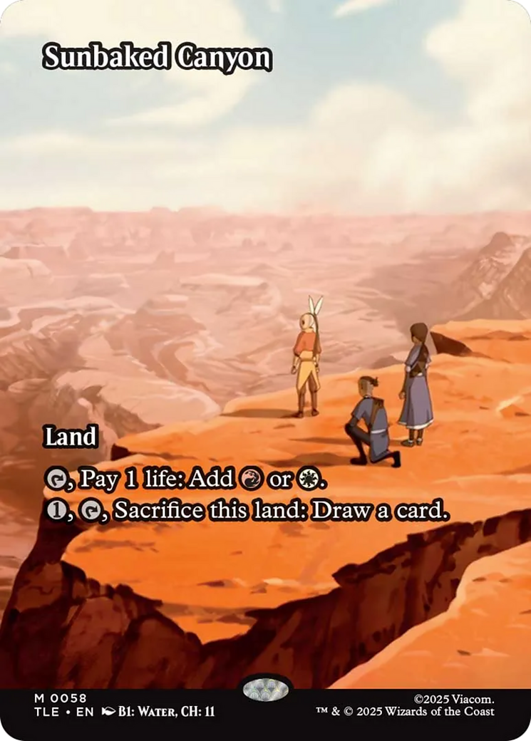 Sunbaked Canyon (Borderless) [Avatar: The Last Airbender: Eternal-Legal] - Destination Retro
