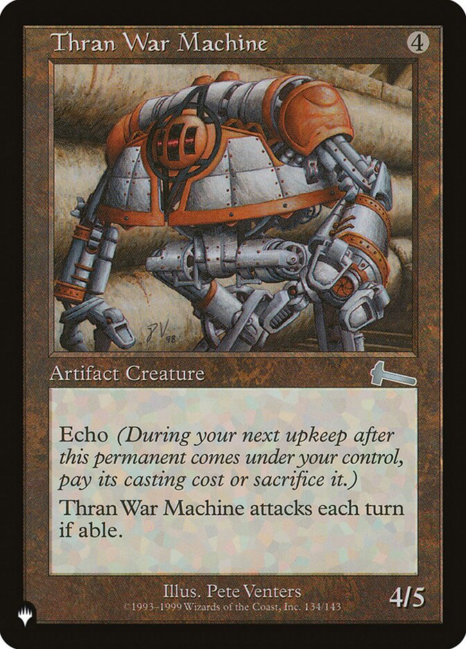 Thran War Machine [The List] - Destination Retro