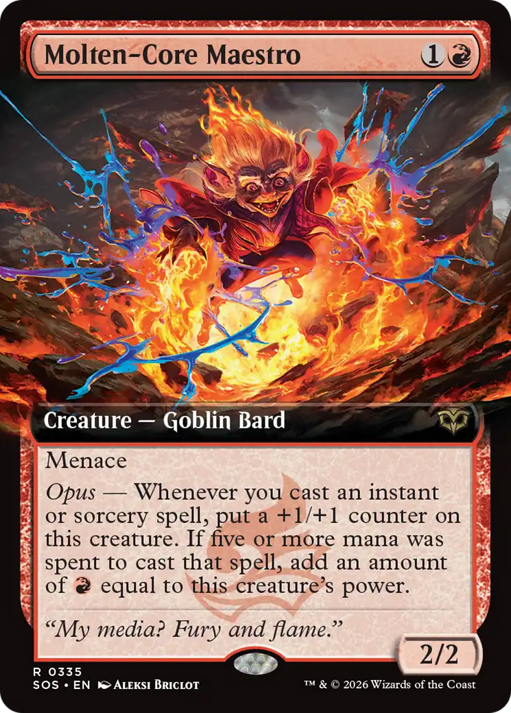 Molten-Core Maestro (Extended Art) [Secrets of Strixhaven] - Destination Retro