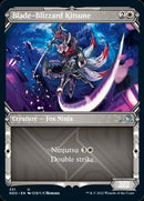 Blade-Blizzard Kitsune (Showcase Ninja) [Kamigawa: Neon Dynasty] - Destination Retro